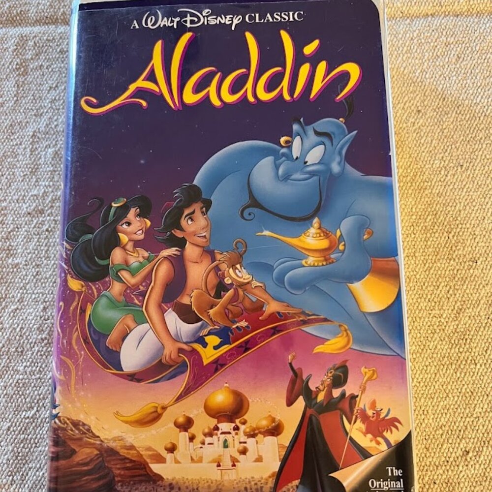 Walt Disney Classic Aladdin Black Diamond First Print 1662-1 VHS